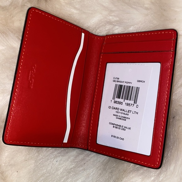 ID card wallet in smooth leather - Picture 3 of 5